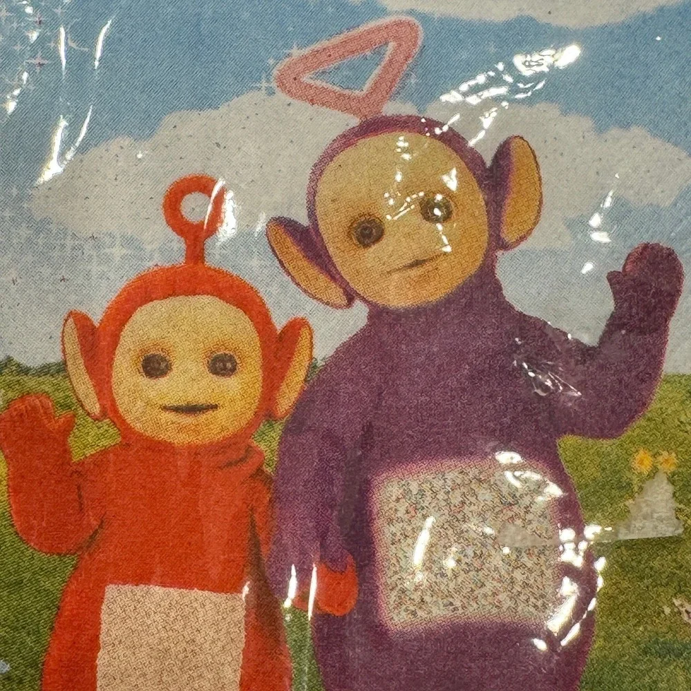 Vintage 1998 Teletubbies Luncheon Napkins 16 Count 3-Ply Amscan Sealed 51076 USA